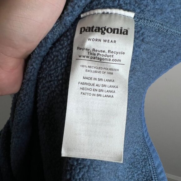 Patagonia Blue Better Sweater Half Zip Pullover Sweater M - Picture 5 of 5